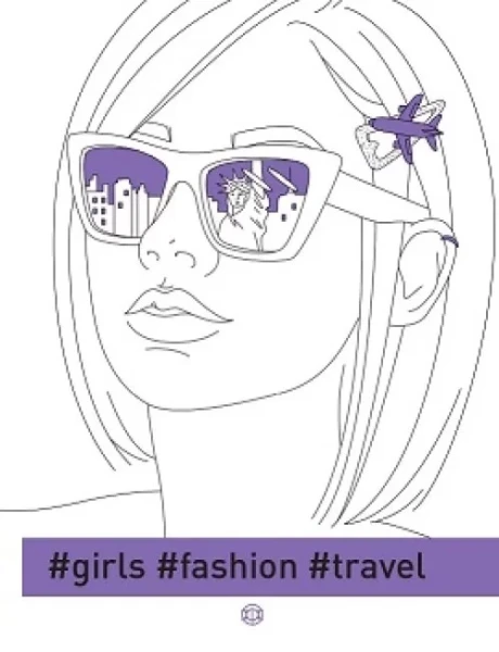 Фото Розмальовка #Girls#Fashion#Travel
