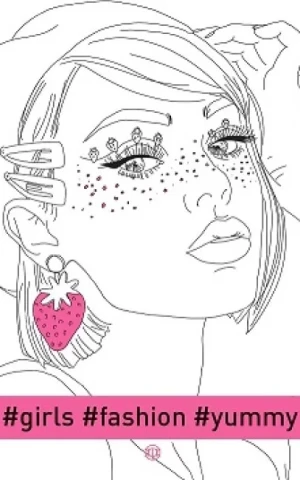 Розмальовка #Girls#Fashion#Yummy