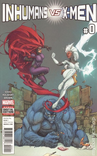 Фото IvX (2016 Marvel) Inhumans vs. X-Men #0A