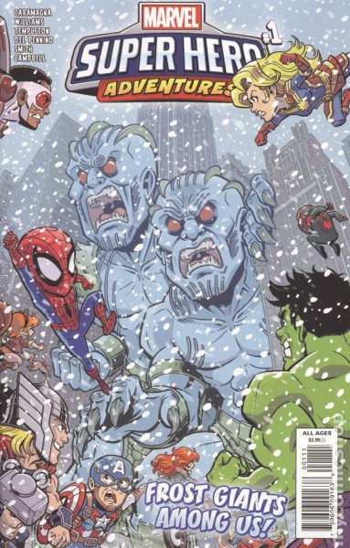 Фото Marvel Super Heroes Adventures Captain Marvel Frost Giants (2018) #0