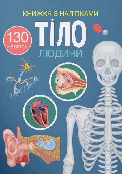 Фото Книжка з наліпками. Тіло людини