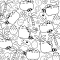 Фото Розмальовка Pusheen 5
