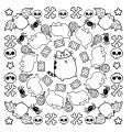 Фото Розмальовка Pusheen 9
