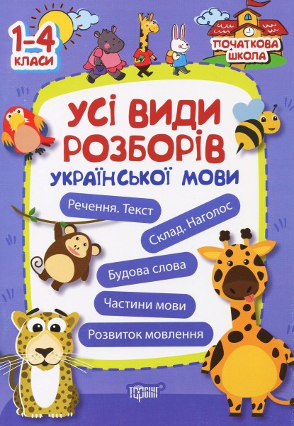 Фото Усі види розборів української мови