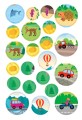 Фото Великі наліпки для малят. Стрімкий літачок 4