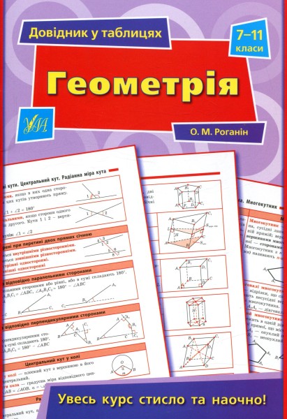 Фото Довідник у таблицях. Геометрія. 7–11 класи