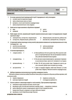 Оцінювання. Досліджуємо історію і суспільство. УСІ діагностувальні роботи. 6 клас