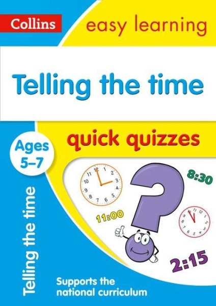 Фото Collins Easy Learning: Telling the Time Quick Quizzes Ages 5-7