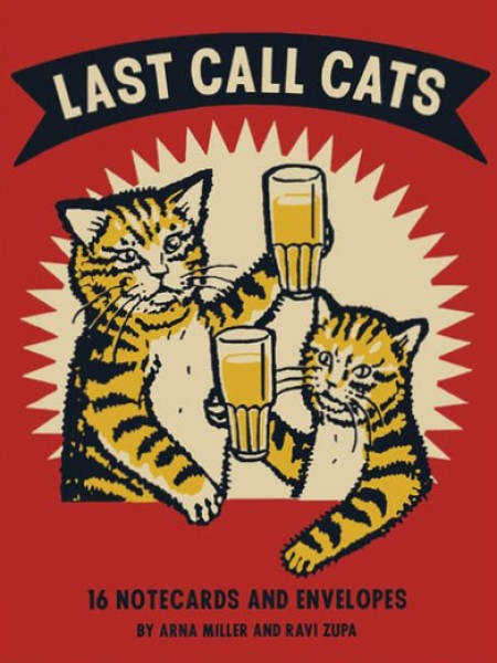Фото Набір картонних карток для вивчення англійської мови Last Call Cats Notecards