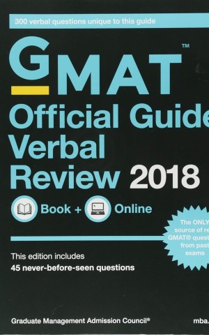 GMAT Official Guide 2018 Verbal Review: Book + Online