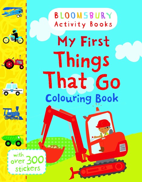 Фото Bloomsbury Activity. My First Things That Go Colouring Book
