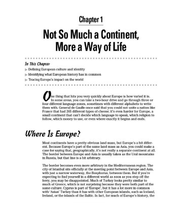 European History for Dummies