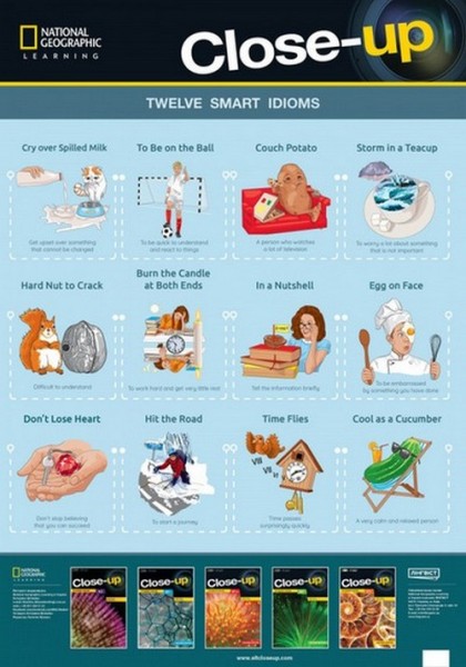 Фото Close-Up Twelve Smart Idioms Poster