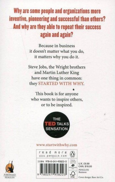 Фото Start with Why. How Great Leaders Inspire Everyone to Take Action