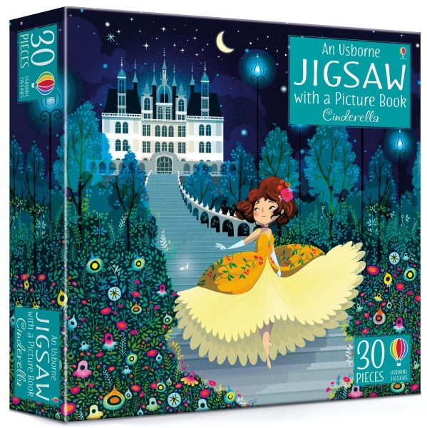 Фото An Usborne Jigsaw with a Picture Book. Cinderella