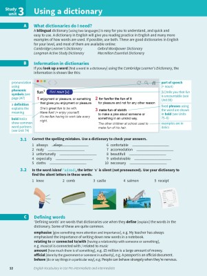 English Vocabulary in Use Pre-intermediate and Intermediate. Book with Answers. Vocabulary Reference and Practice (4th Edition)