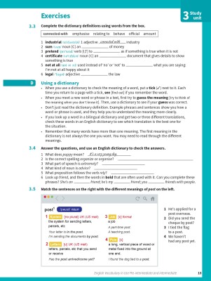 English Vocabulary in Use Pre-intermediate and Intermediate. Book with Answers. Vocabulary Reference and Practice (4th Edition)
