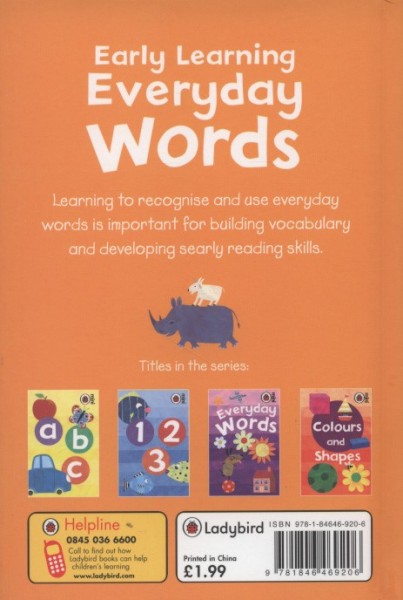 Фото Early Learning. Everyday Words