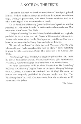 On the Shoulders of Giants. The Great Works of Physics and Astronomy