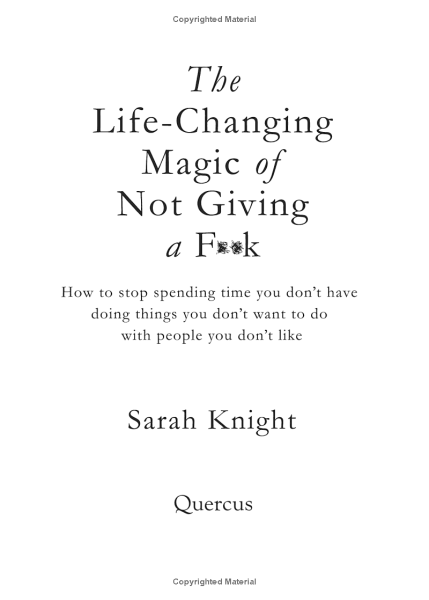 Фото The Life-Changing Magic of Not Giving a F**k