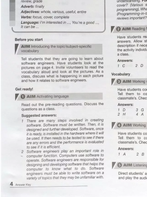 Career Paths. Software Engineering. Teacher's Guide