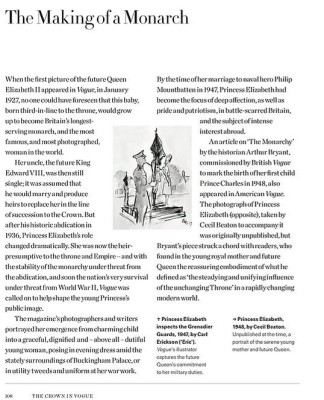 The Crown in Vogue
