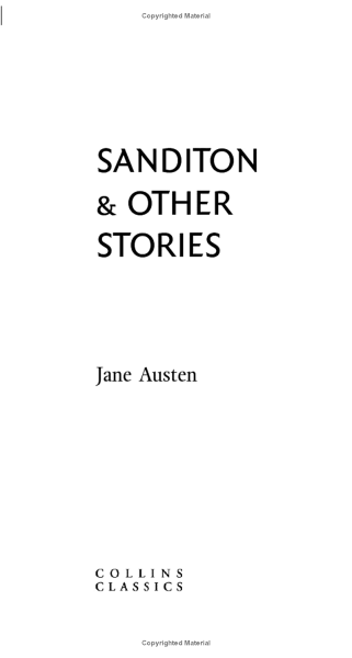 Фото Sanditon. And Other Stories