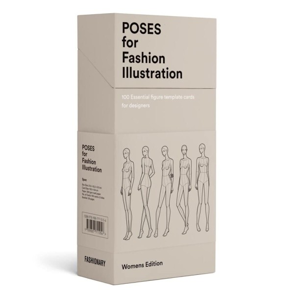 Фото Poses for Fashion Illustration (Card Box)