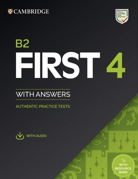 Фото First 4 B2. Practice Tests. Student's Book with Answers with Audio with Resource Bank