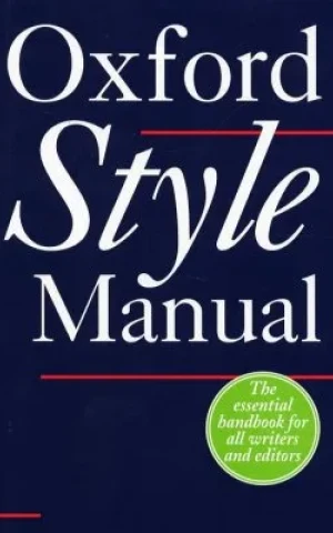 Oxford Style Manual
