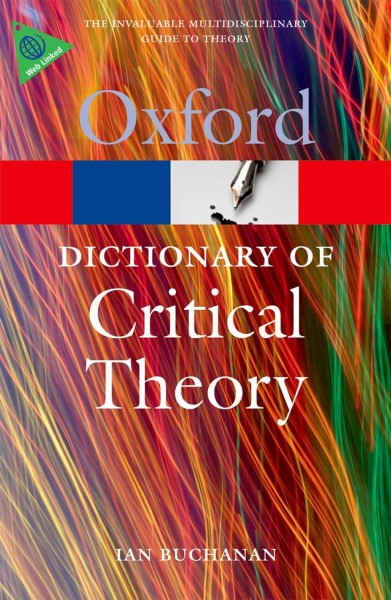 Фото Oxford Dictionary of Critical Theory