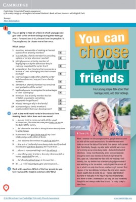 Complete Advanced. Third edition. Student's Book with Answers
