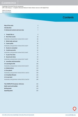 Complete Advanced. Third edition. Student's Book with Answers