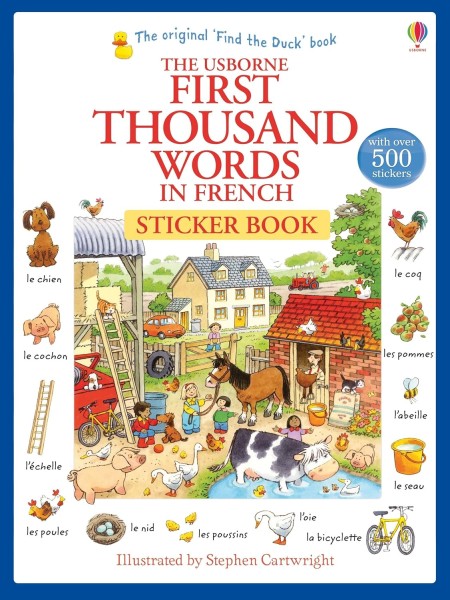 Фото First 1000 Words in French. Sticker Book