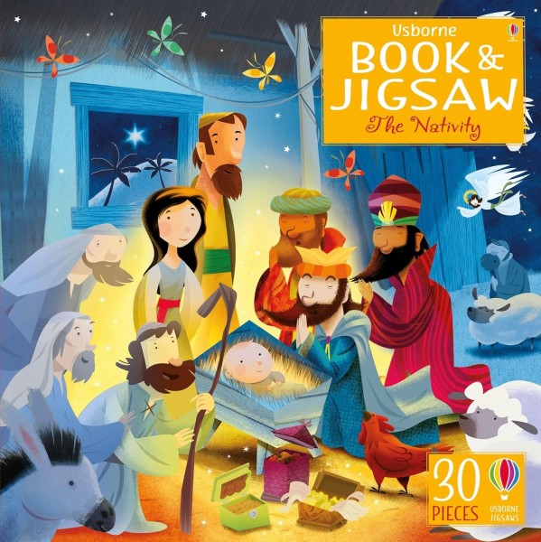 Фото Usborne Book and Jigsaw The Nativity