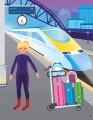 Фото Sticker Dolly Dressing. Travel 3