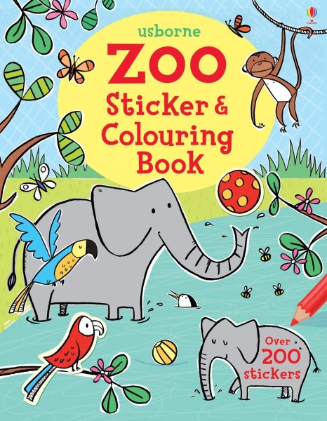 Фото Sticker and Colouring Book: Zoo