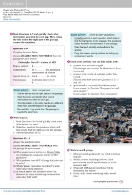 Complete IELTS. Bands 6.5-7.5. Student's Book with Answers