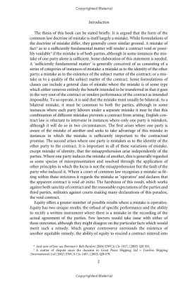 Mistakes in Contract Law