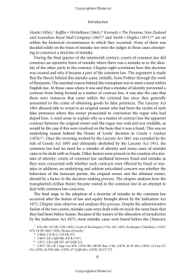 Mistakes in Contract Law