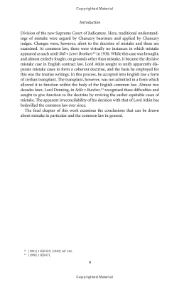 Mistakes in Contract Law