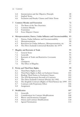 Contract Law: An Index and Digest of Published Writings