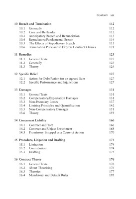 Contract Law: An Index and Digest of Published Writings
