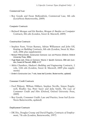 Contract Law: An Index and Digest of Published Writings