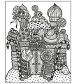 Фото Fairy Palaces Magic Painting Book 4