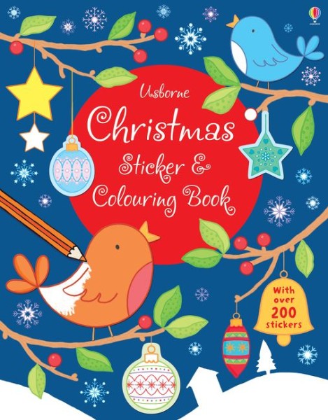 Фото Christmas Sticker and Colouring Book