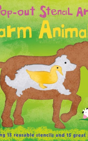 Pop-Out Stencil Art. Farm Animals