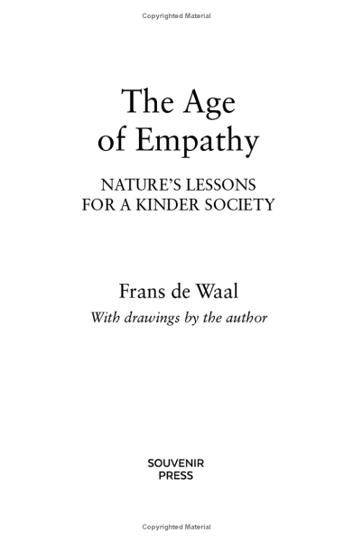 Фото The Age of Empathy. Nature's Lessons for a Kinder Society