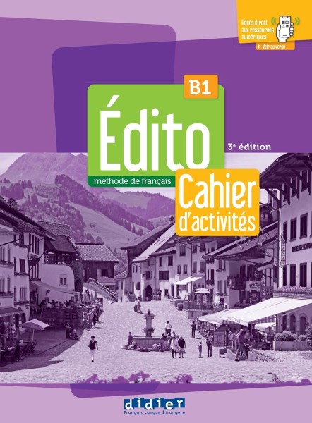 Фото Edito B1. Cahier d'activites. 3e Edition