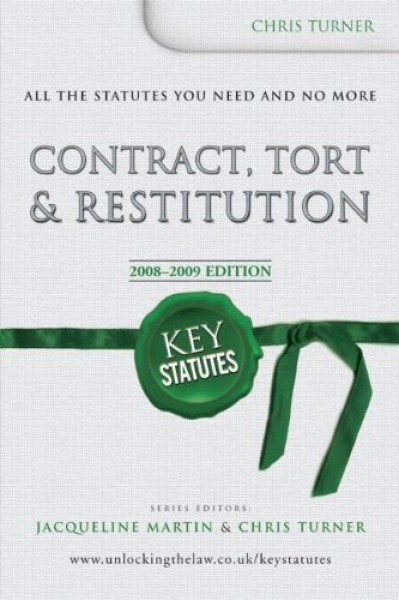 Фото Key Statutes. Contract, Tort & Restitution